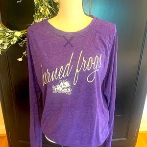 TCU top size large